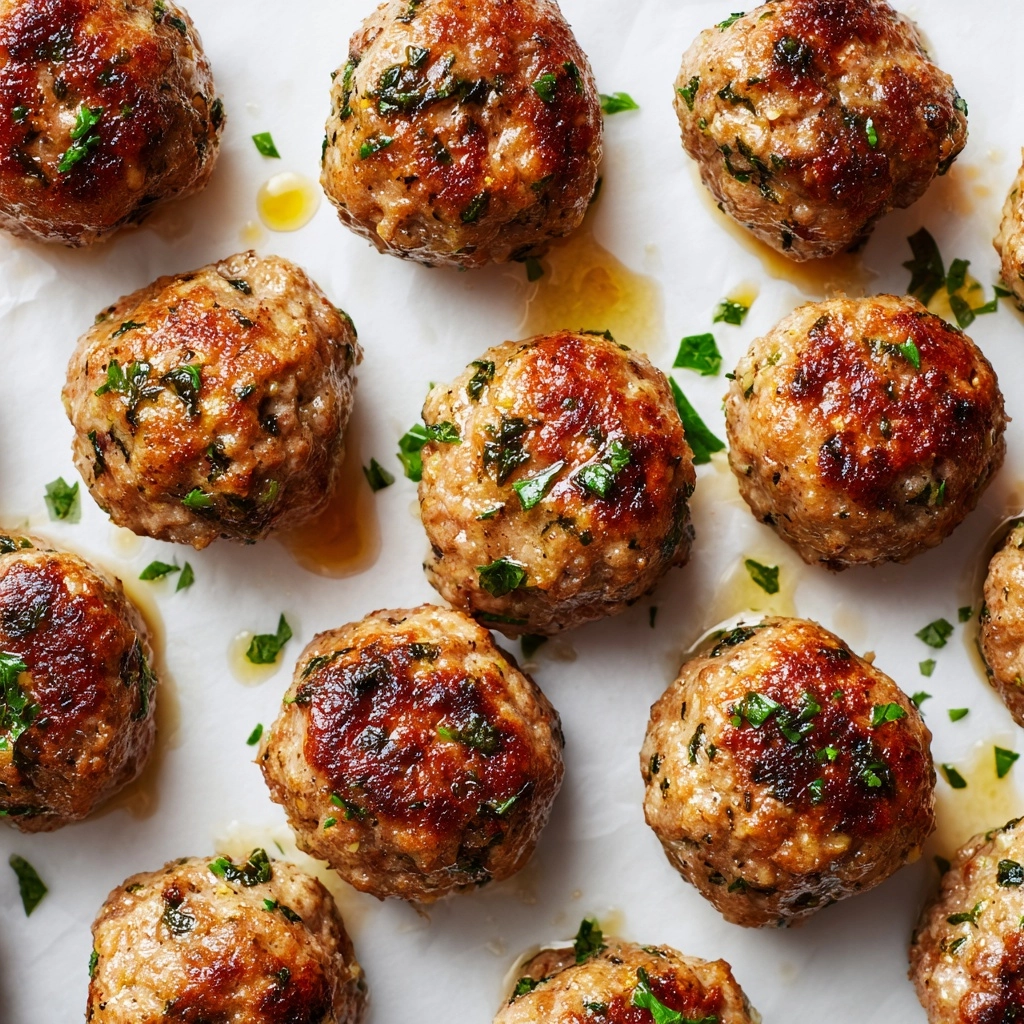 Italian-Style Chicken Meatballs Recipe