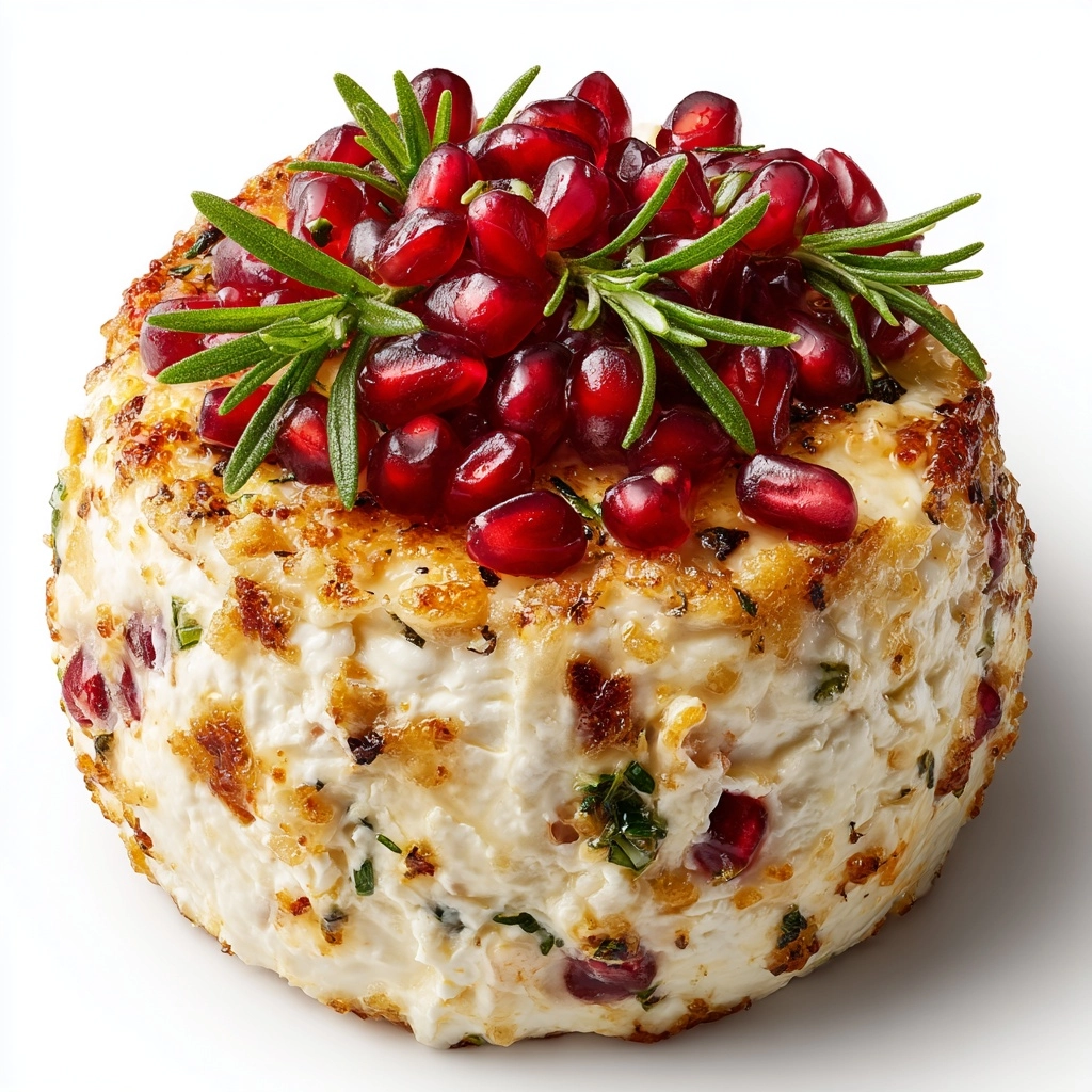 Pomegranate White Cheddar Cheese Ball Recipe