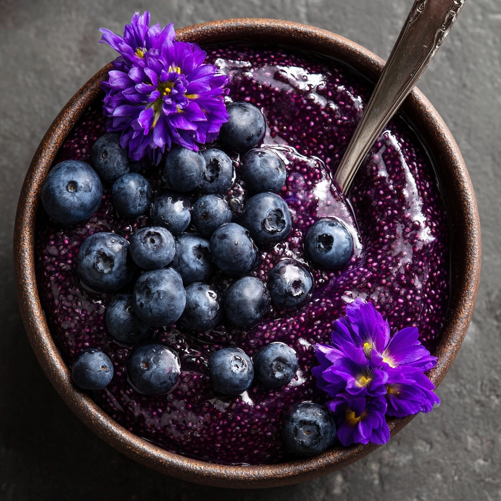 Homemade Blueberry Chia Seed Jam Recipe - Recipe Image