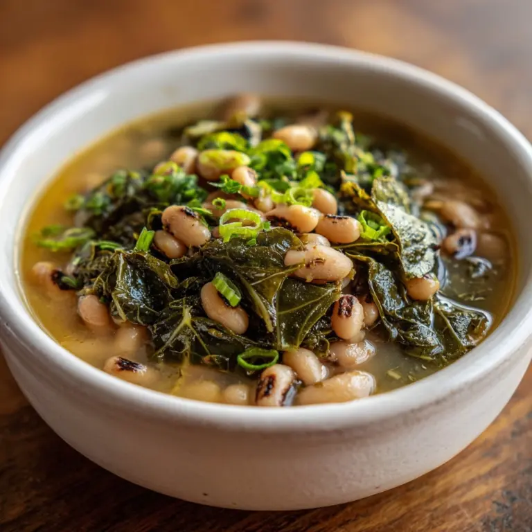 Black-Eyed Peas with Greens Recipe