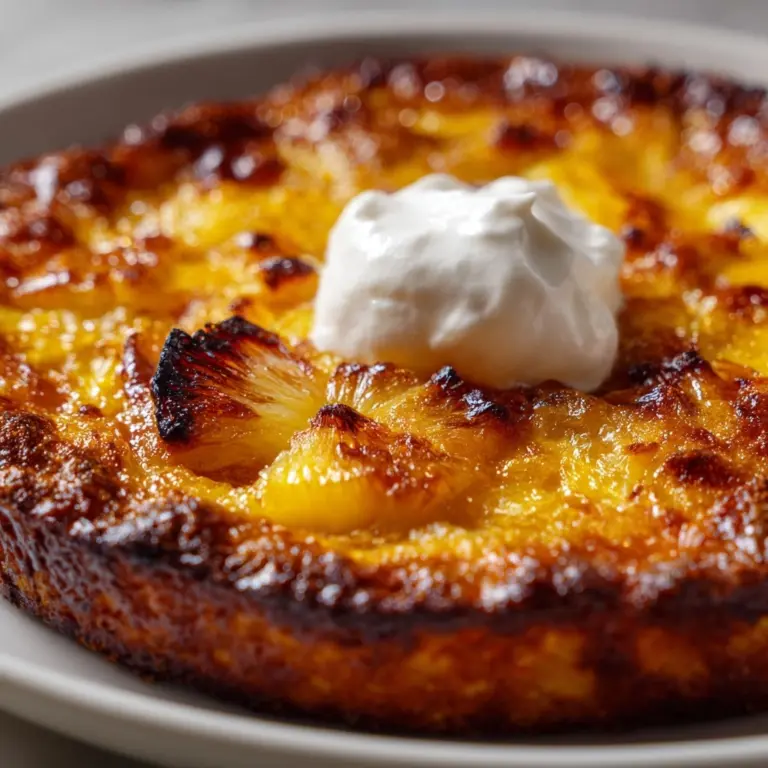 Pineapple Upside Down Bread Pudding Recipe