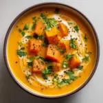 Spicy Butternut Squash Sweet Potato Soup Recipe
