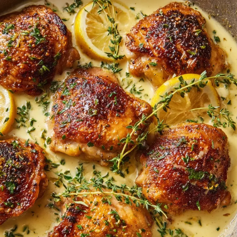 Lemon Cream Chicken Recipe