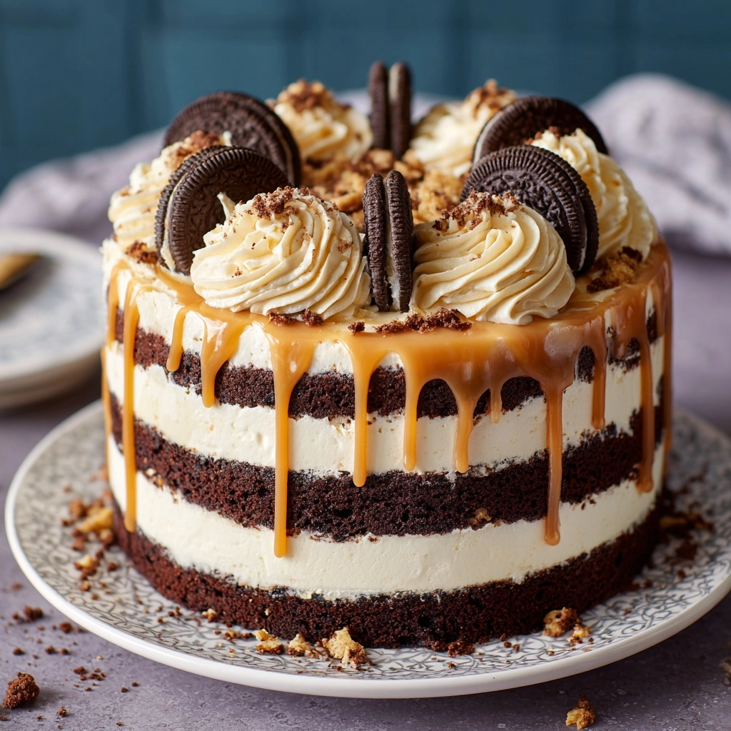 Delicious Cookies and Cream Cake Recipe - Recipe Image