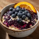 Blueberry Pie Overnight Oats Recipe