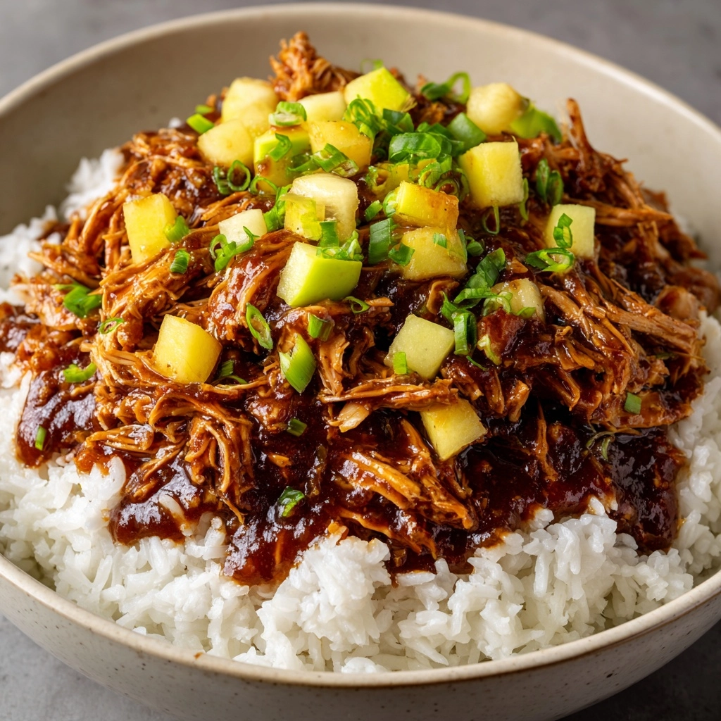 Crockpot Hawaiian BBQ Chicken Recipe - Recipe Image