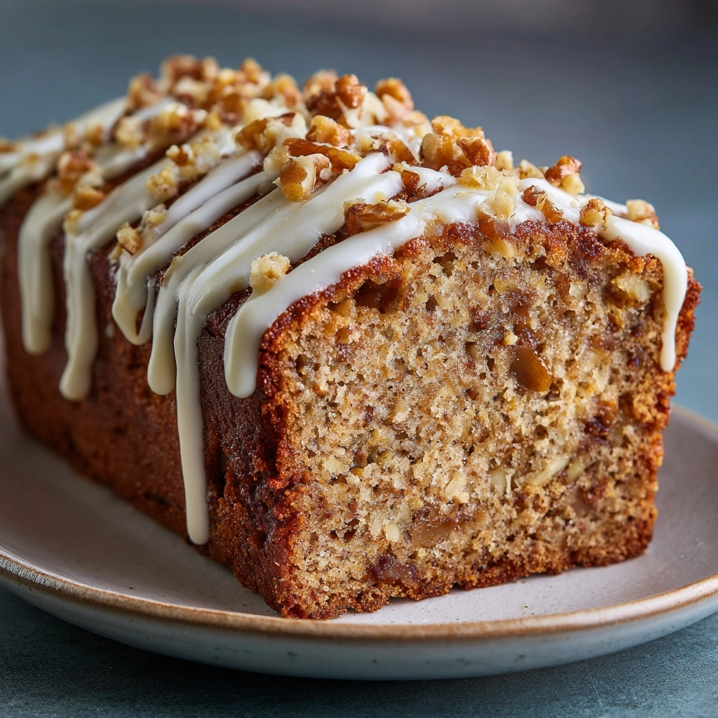 Hummingbird Bread with Cream Cheese Frosting Recipe - Recipe Image