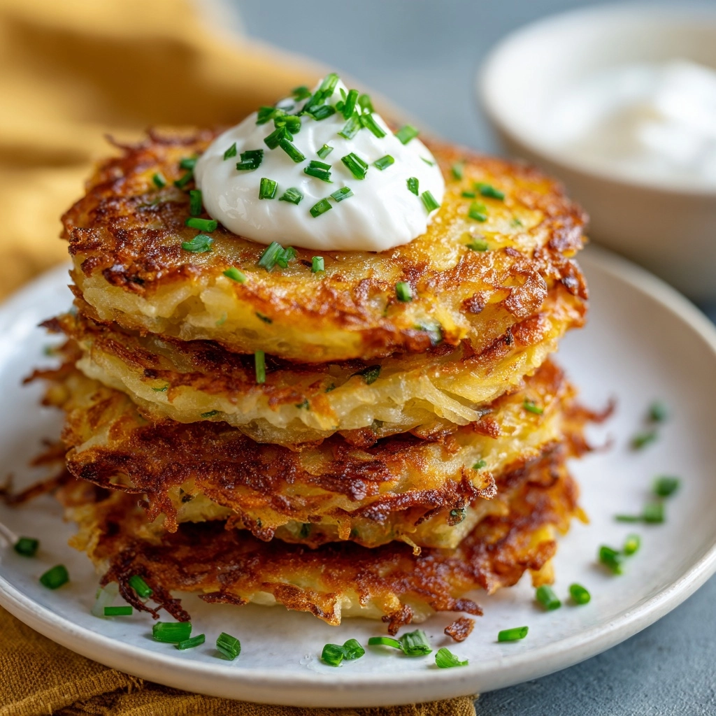 Crispy Easy Potato Pancakes Recipe