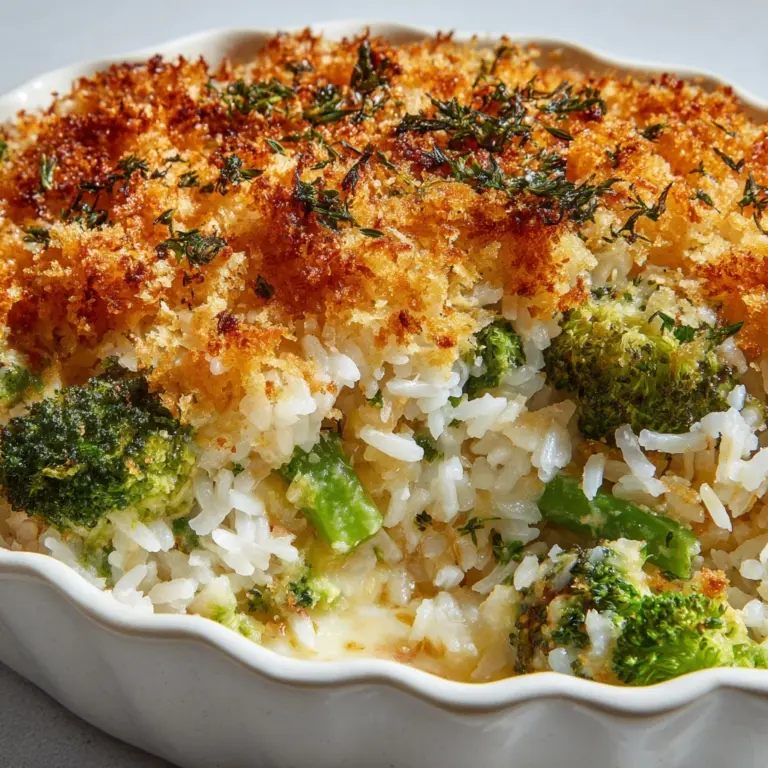 Broccoli Rice Casserole Recipe