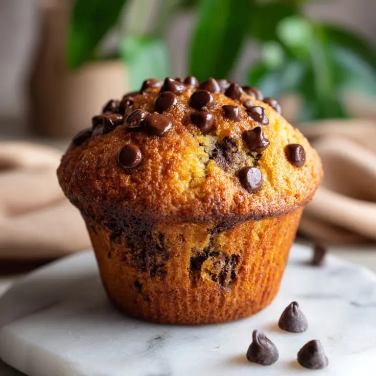 Vegan Chocolate Chip Muffins Recipe