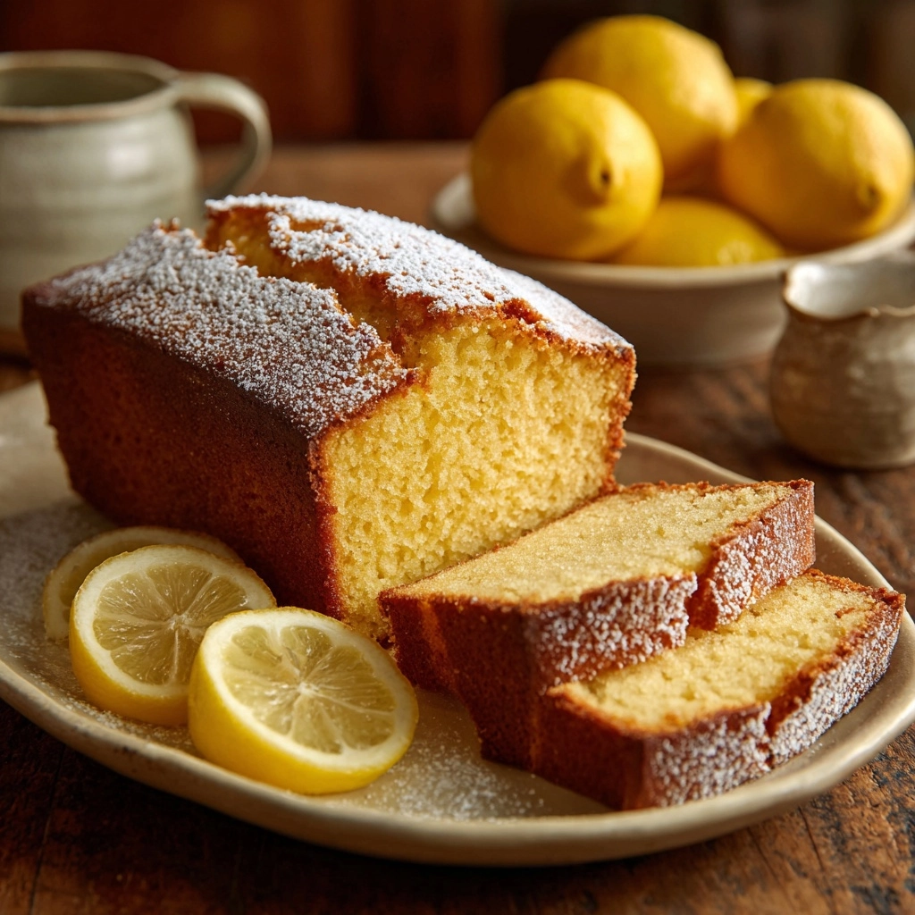 Old-Fashioned Lemon Pound Cake Recipe