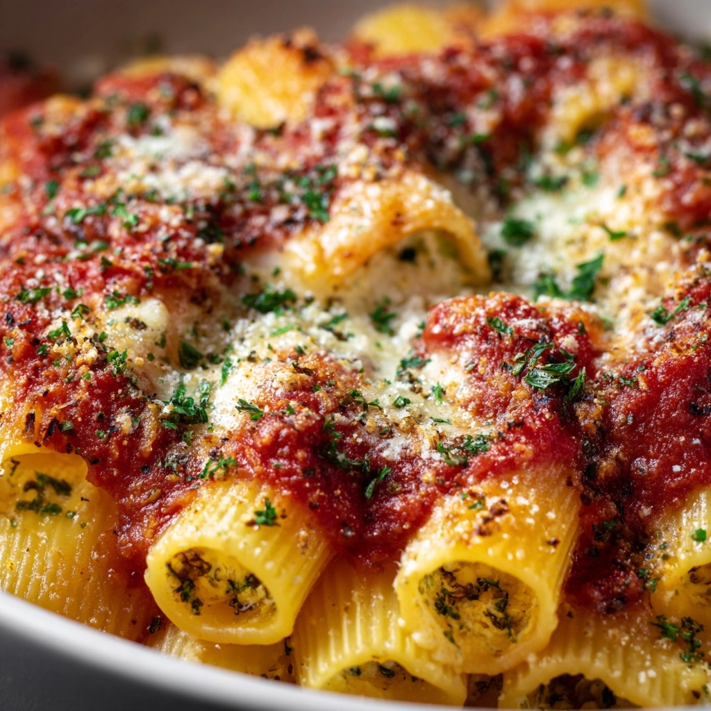 Ricotta & Parsley Paccheri Recipe - Recipe Image
