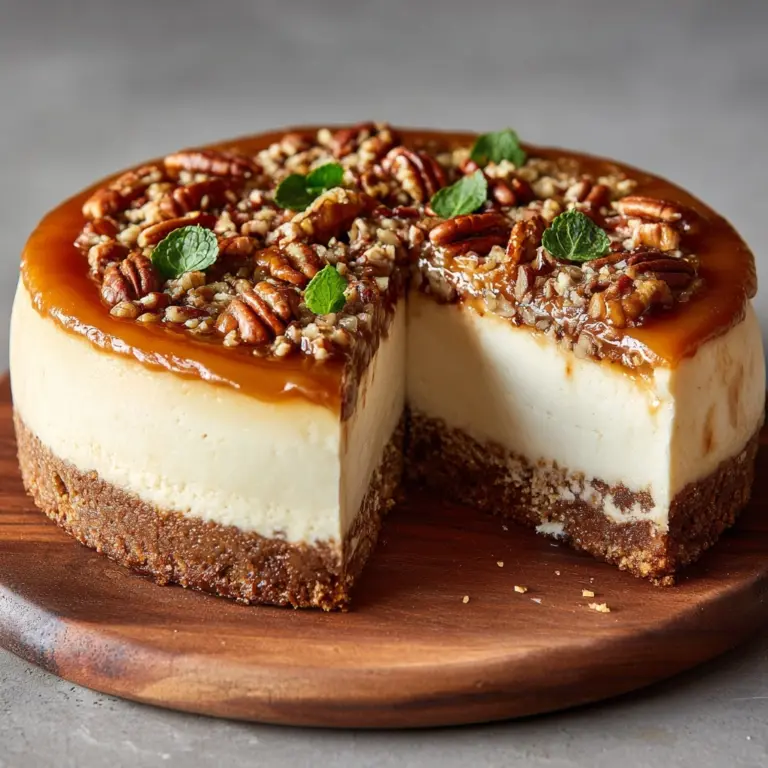 Butter Pecan Cheesecake Recipe