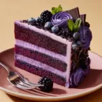 Purple Velvet Cake with White Chocolate Cream Cheese Frosting Recipe