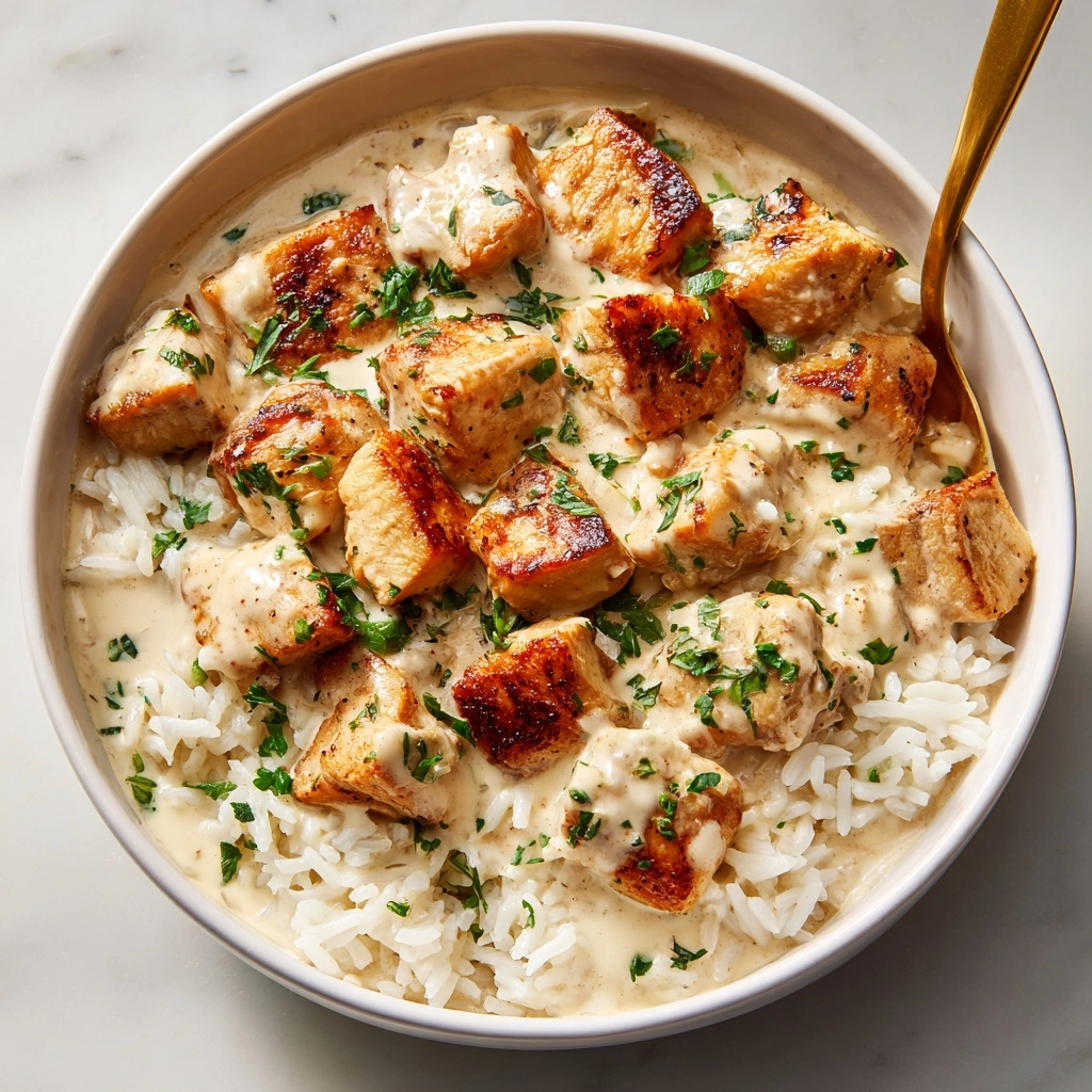 Creamy Chicken and Rice Recipe - Recipe Image