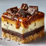 No Bake Chocolate Caramel Cheesecake Bites Recipe