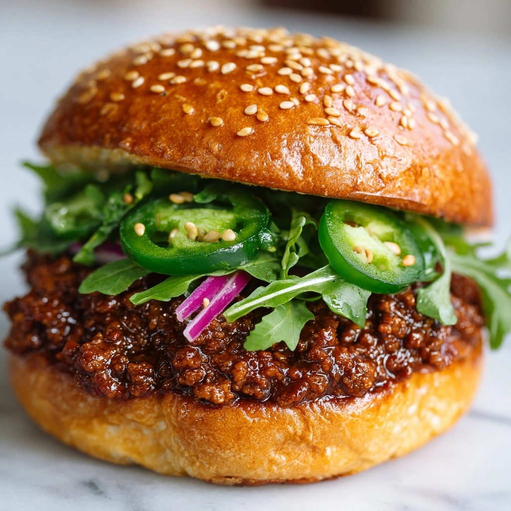 Teriyaki Beef Burger Recipe - Recipe Image