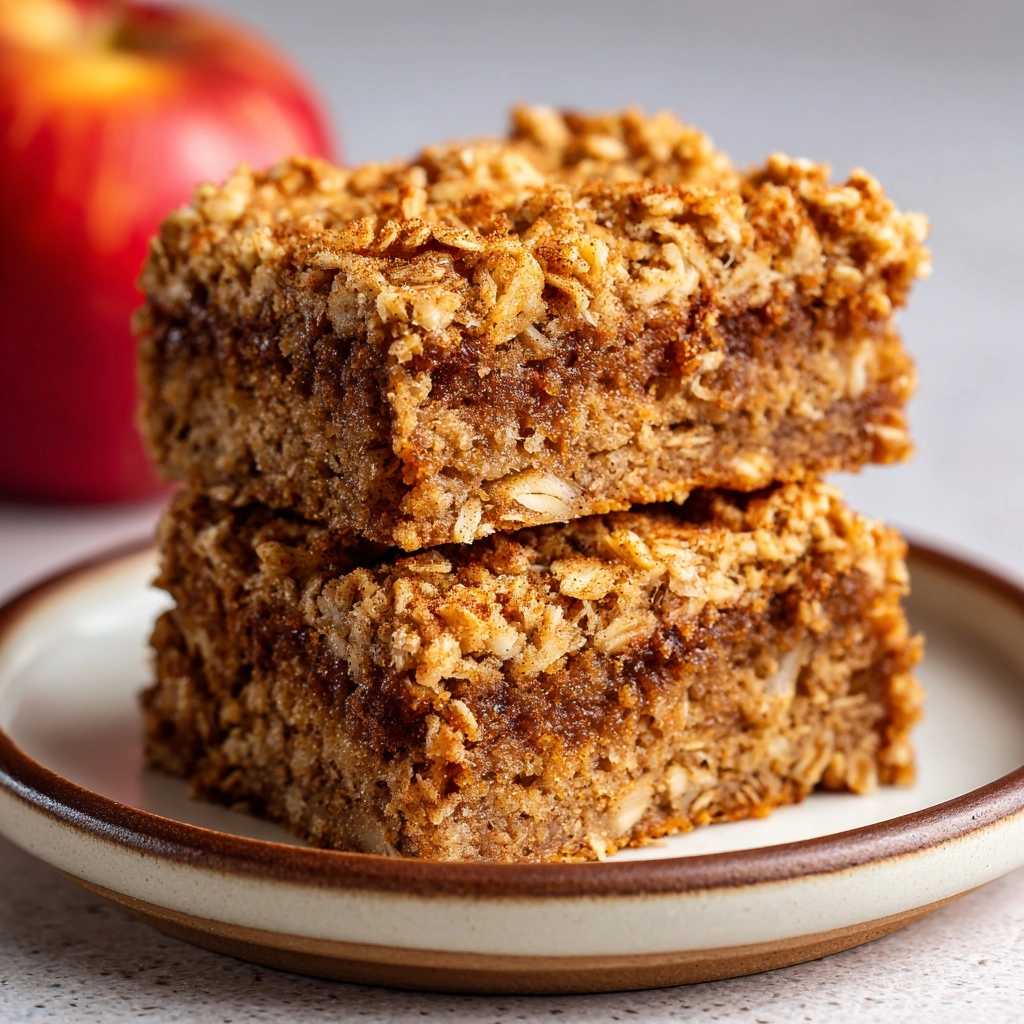 Healthy Breakfast Oatmeal Apple Cake Recipe