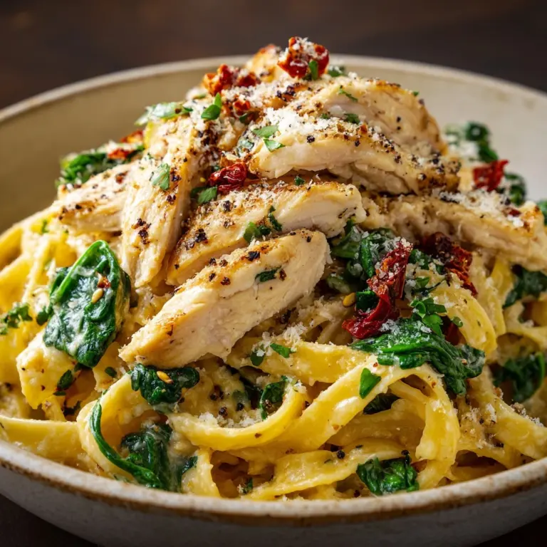 Chicken Florentine Pasta Recipe