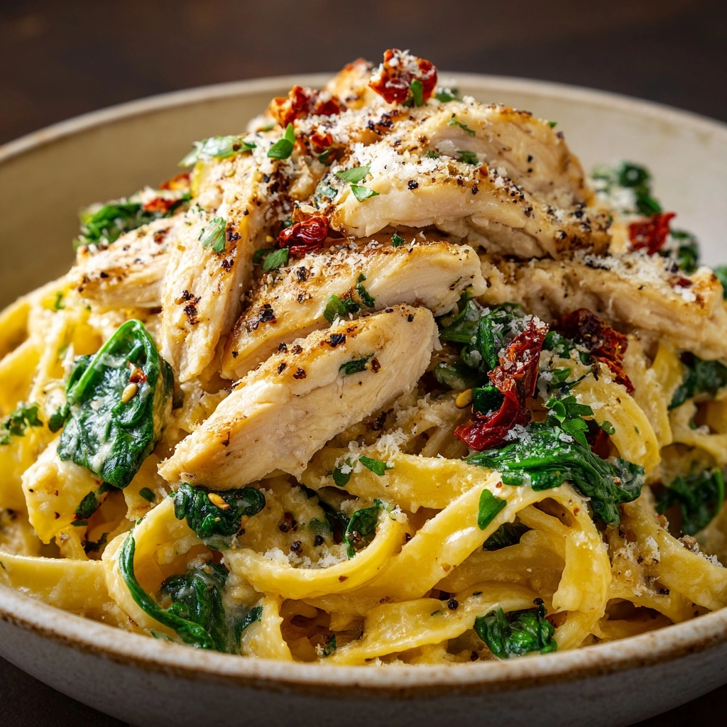 Chicken Florentine Pasta Recipe - Recipe Image