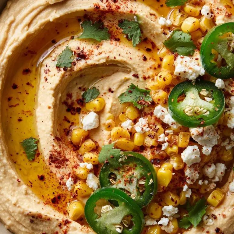 Street Corn Hummus Recipe