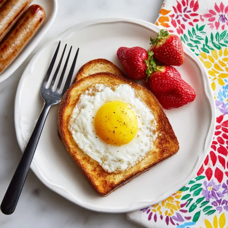 Air Fryer Egg Toast Recipe