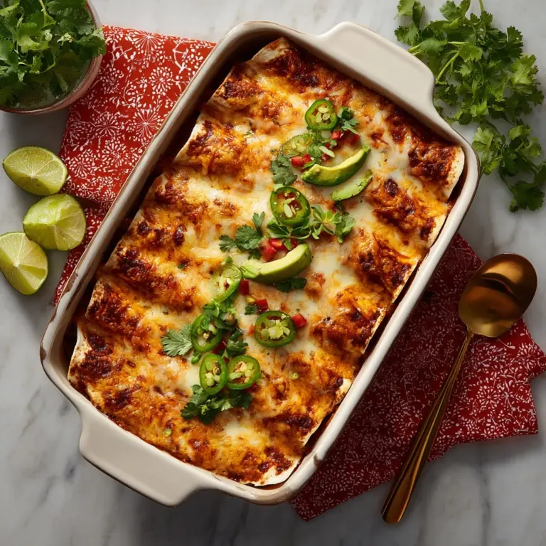 Easy Green Chicken Enchiladas Recipe