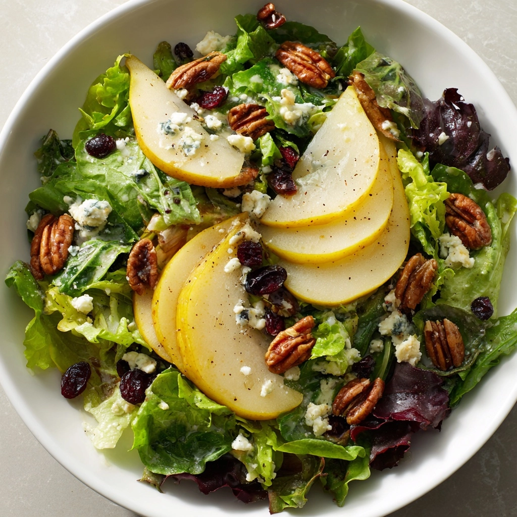 Refreshing Winter Salad with Pears and Pecans Recipe - Recipe Image