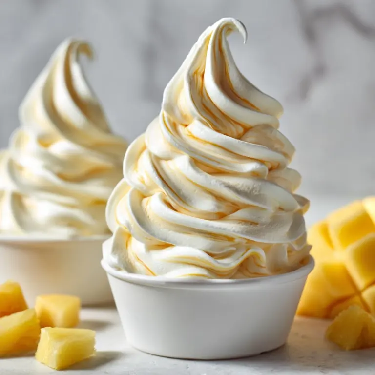 Homemade Pineapple Soft Serve Ice Cream Recipe