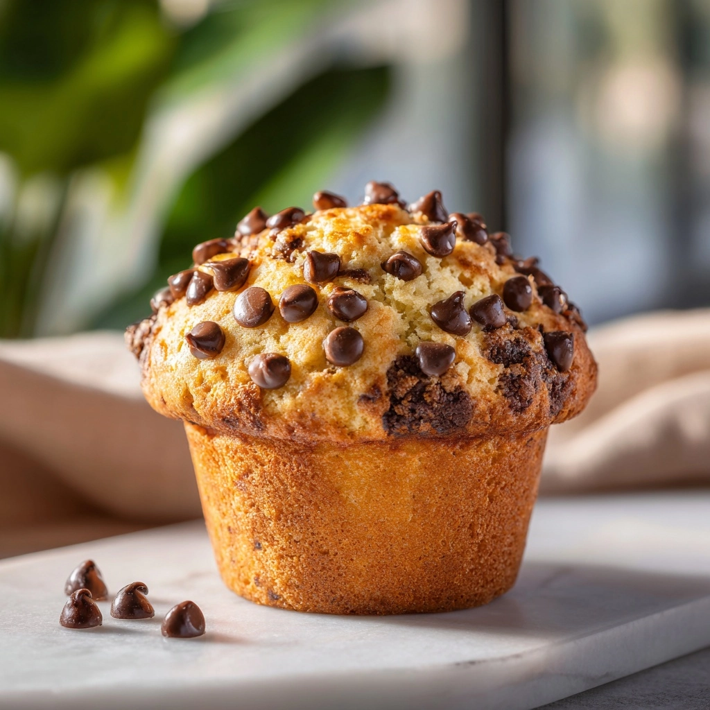 Vegan Chocolate Chip Muffins Recipe - Recipe Image