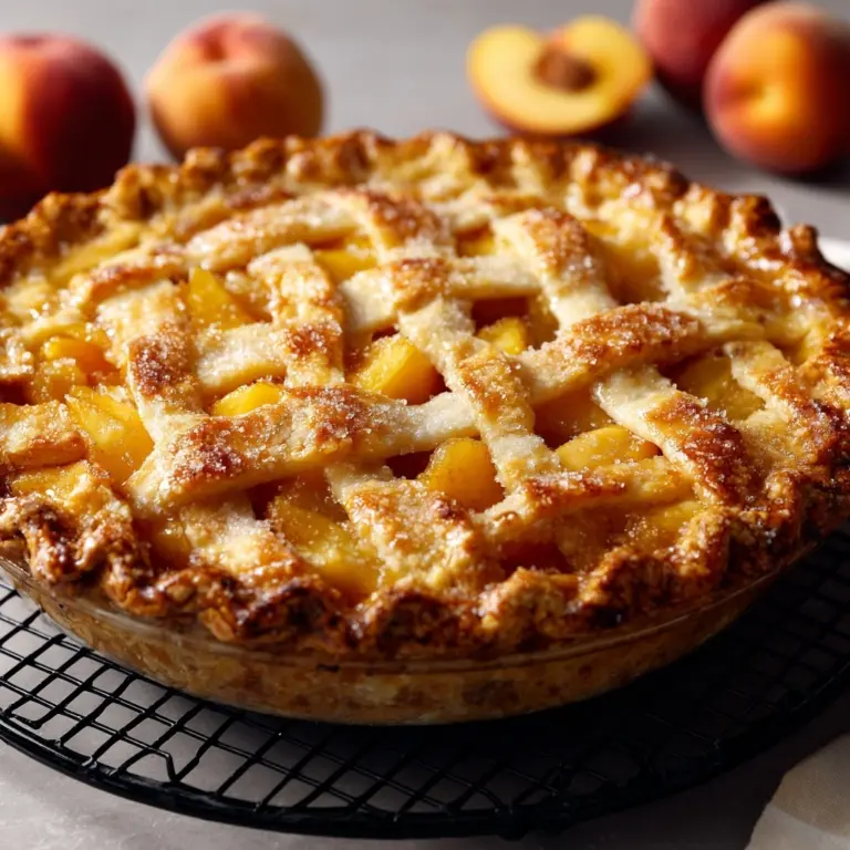 Best Peach Pie Recipe Ever – A Foolproof, Irresistible Dessert You’ll Love Recipe