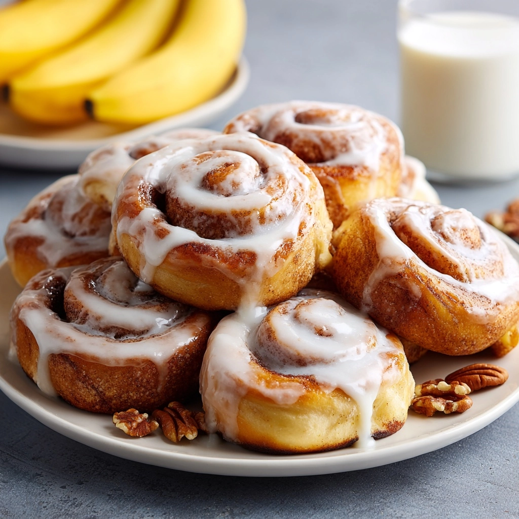 One-Bowl Banana Bread Cinnamon Rolls Recipe