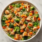 Roasted Butternut Squash Broccoli Cheddar Chicken Couscous Recipe