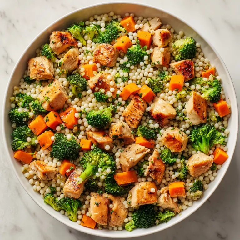 Roasted Butternut Squash Broccoli Cheddar Chicken Couscous Recipe