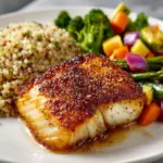 Seared Fish with Quinoa and Veggies Recipe