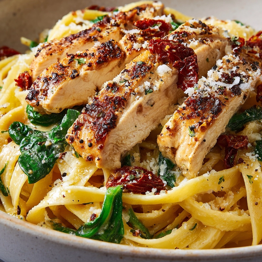 Chicken Florentine Pasta Recipe - Recipe Image