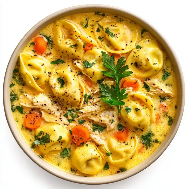 Creamy Chicken Tortellini Soup Recipe
