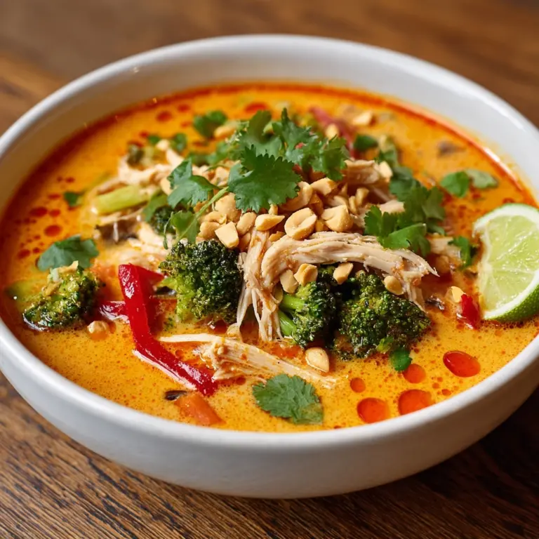 Slow Cooker Thai Coconut Chicken Soup Recipe