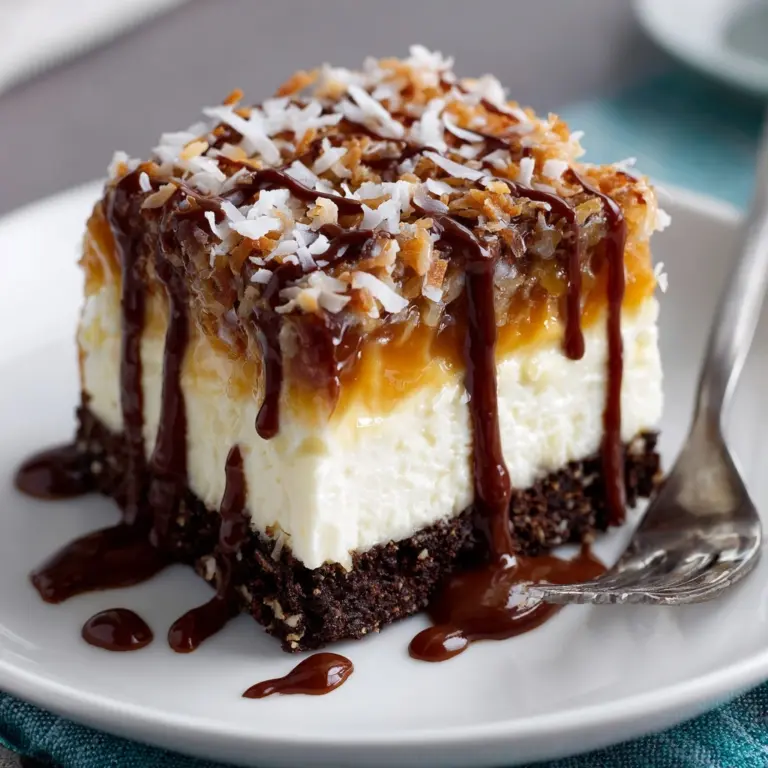 Samoa Cheesecake Recipe