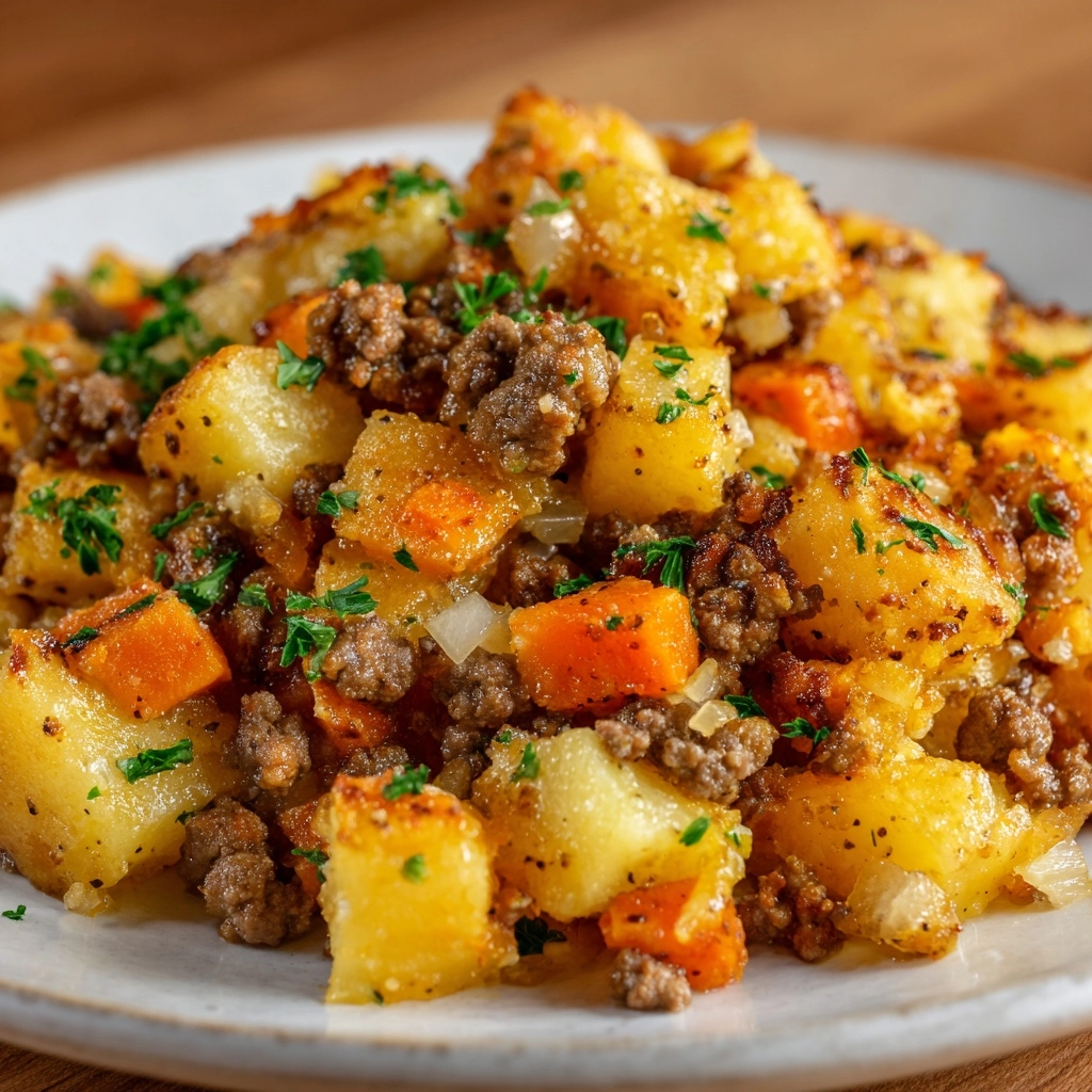 Ground Beef and Potatoes Recipe - Recipe Image