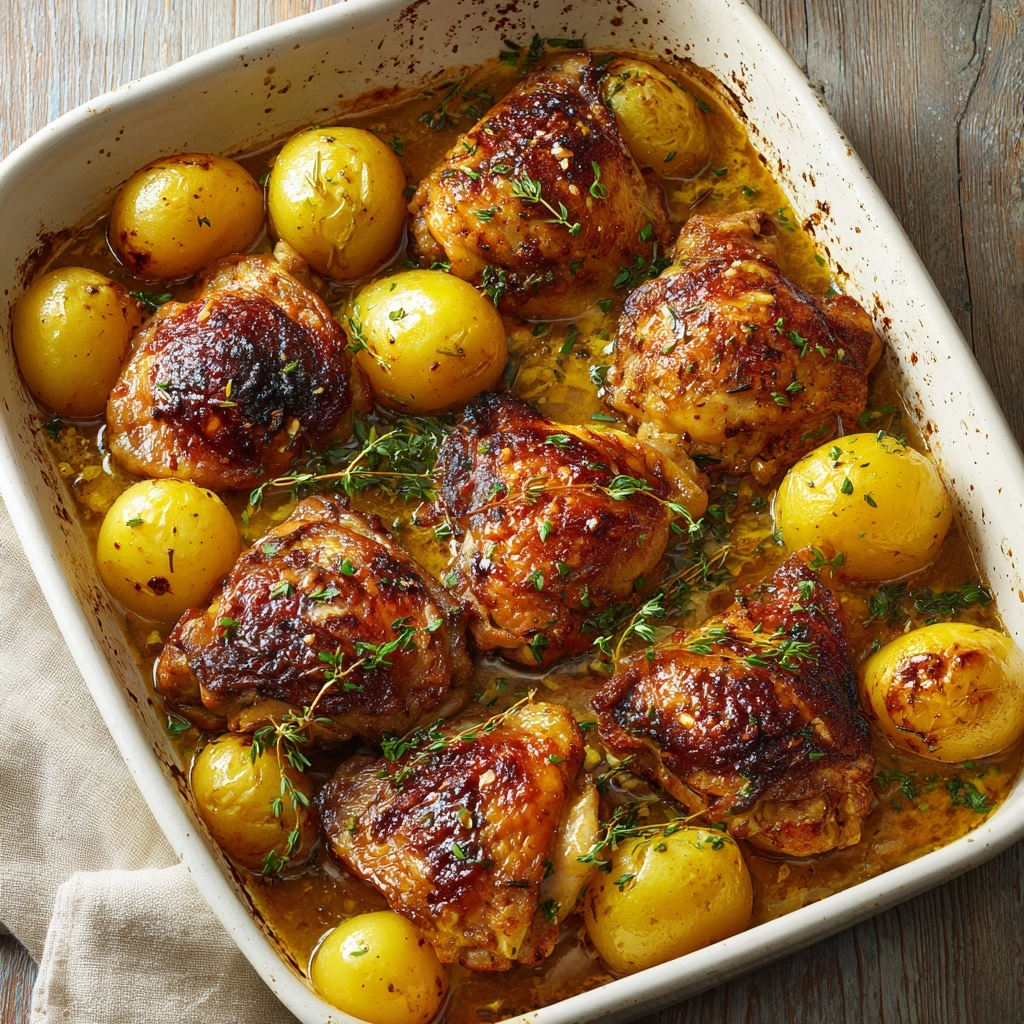 Chicken and Potatoes Bake Recipe - Recipe Image
