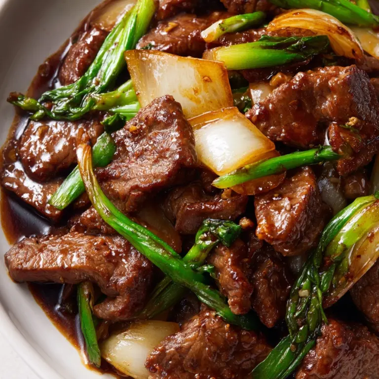 Chinese Beef and Onion Stir Fry Recipe