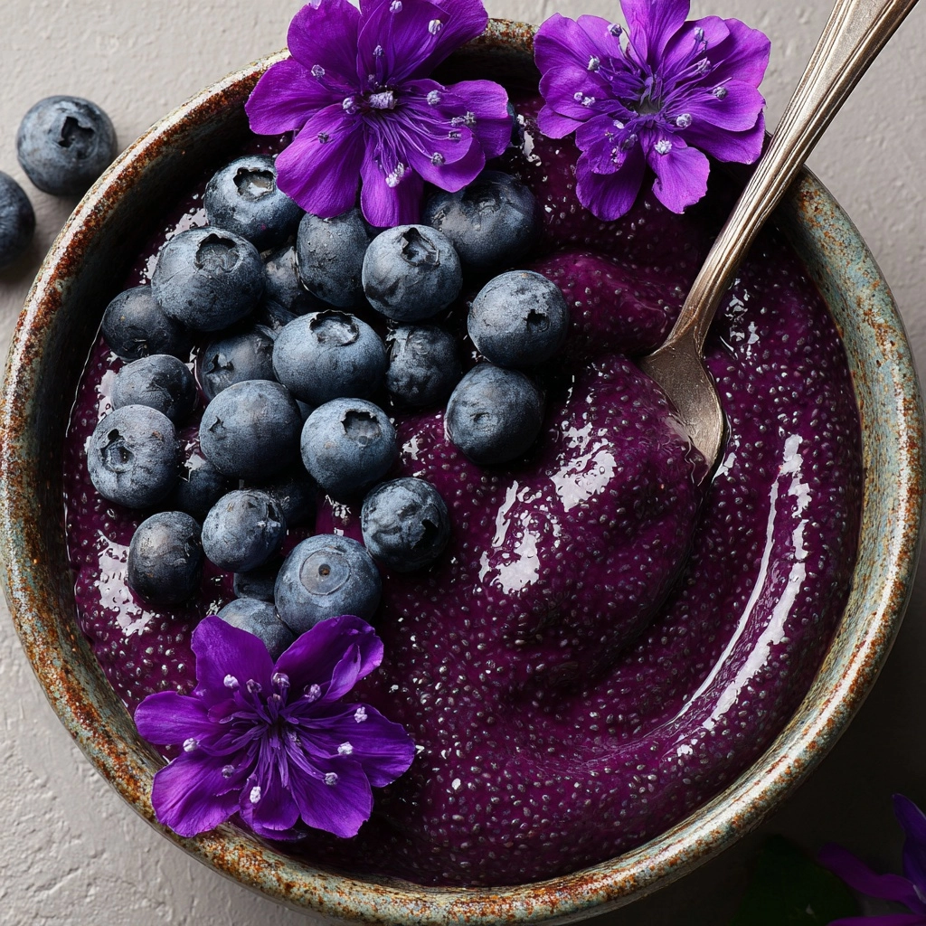 Homemade Blueberry Chia Seed Jam Recipe - Recipe Image