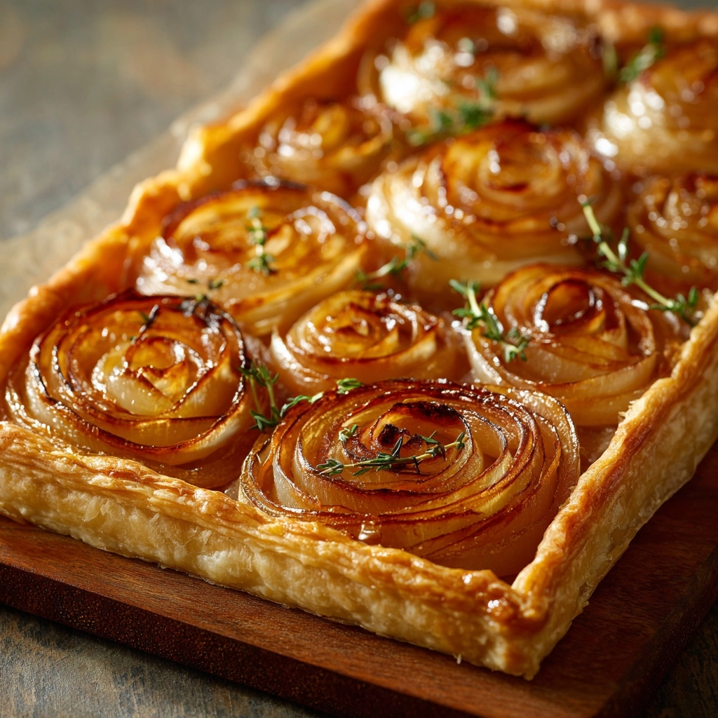 Caramelized Onion and Gruyère Tart Recipe - Recipe Image