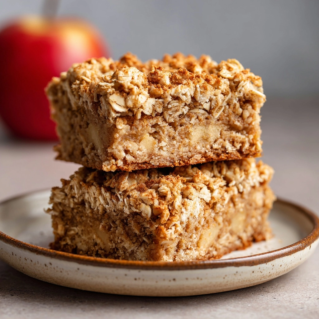 Healthy Breakfast Oatmeal Apple Cake Recipe - Recipe Image
