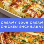Simple Sour Cream Chicken Enchiladas Recipe