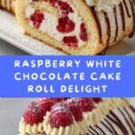 Raspberry White Chocolate Cake Roll Recipe