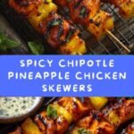 Chipotle Pineapple Bang Bang Chicken Skewers Recipe
