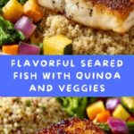 Seared Fish with Quinoa and Veggies Recipe