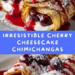Cherry Cheesecake Chimichangas Recipe